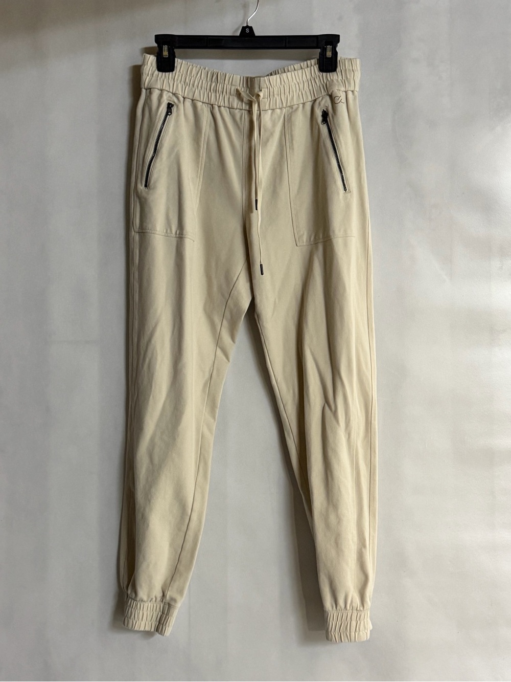 CALIA by Carrie Underwood Cream Stretch Jogger Pants Size Small